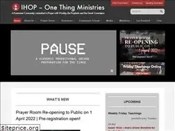 Sites similar to onethingministries.net