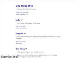 Sites similar to onethingwell.org