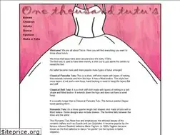 Sites similar to onethousandtutus.com