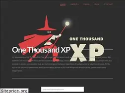 Sites similar to onethousandxp.com