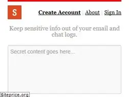 Sites similar to onetimesecret.com