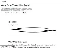 Sites similar to onetimeusemail.com