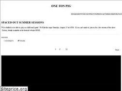 Sites similar to onetonpig.com