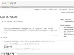 Sites similar to onetoworld.com
