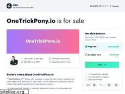 Sites similar to onetrickpony.io