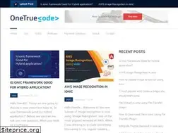 Sites similar to onetruecode.com