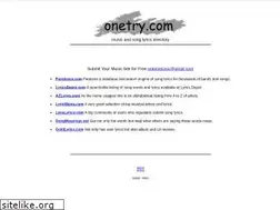 Sites similar to onetry.com