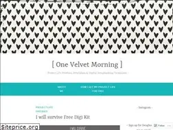 Sites similar to onevelvetmorning.wordpress.com