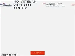 Sites similar to onevetonevoice.org