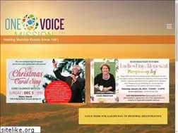 Sites similar to onevoicemission.org