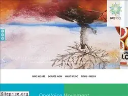 Sites similar to onevoicemovement.org