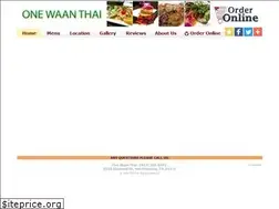 Sites similar to onewaanthaisf.com