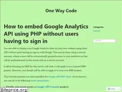Sites similar to onewaycode.wordpress.com