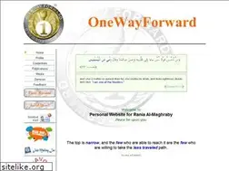 Sites similar to onewayforward.info