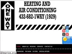 Sites similar to onewayhvactexas.com