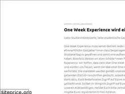 Sites similar to oneweekexperience.de