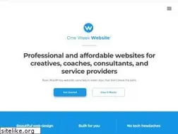 Sites similar to oneweekwebsite.com