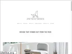 Sites similar to onewolfdesign.com