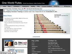 Sites similar to oneworldflutes.com