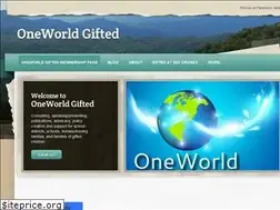 Sites similar to oneworldgifted.weebly.com