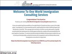 Sites similar to oneworldimmigration.ca