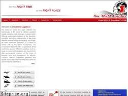 Sites similar to oneworldlogistics.net