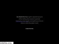 Sites similar to oneworldoneface.com