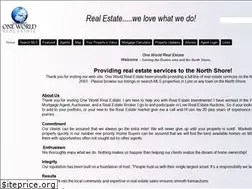 Sites similar to oneworldrealestate.com