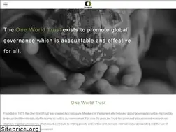 Sites similar to oneworldtrust.org