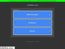 Sites similar to onexbtc.com
