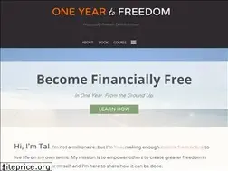 Sites similar to oneyeartofreedom.com