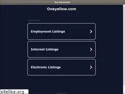 Sites similar to oneyellow.com