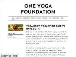 Sites similar to oneyogafoundation.org