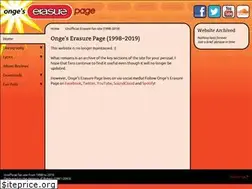 Sites similar to onges-erasure-page.co.uk