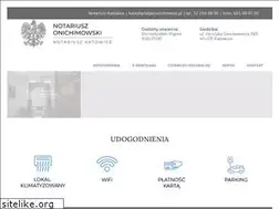 Sites similar to onichimowski.pl