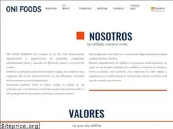 Sites similar to onifoods.com
