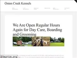 Sites similar to onioncreekkennels.com