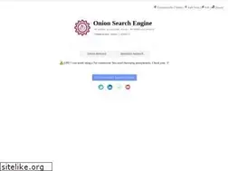 Sites similar to onionengine.com