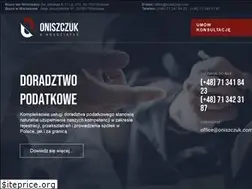 Sites similar to oniszczuk.com