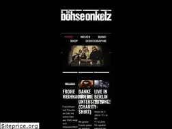 Sites similar to onkelz.de
