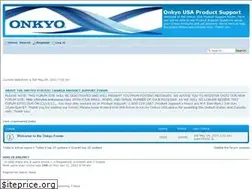 Sites similar to onkyoproductsupport.forumotion.com