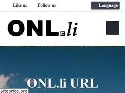Sites similar to onl.li