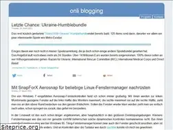 Sites similar to onli-blogging.de