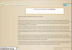 Sites similar to online-dictionary.com