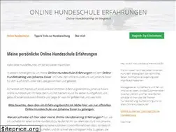 Sites similar to online-hundeschule-erfahrungen.de