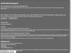 Sites similar to online-mahnantrag.de