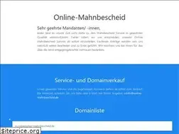 Sites similar to online-mahnbescheid.de