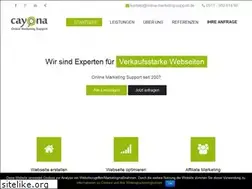Sites similar to online-marketing-support.de