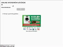 Sites similar to online-nyeremenyjatekok.hu