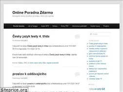 Sites similar to online-poradna-zdarma.cz
